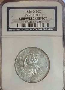 1856-O SS ���p�u���b�N NGC ��j�D���ʁI ���Ȍ^���o�e�B �n�[�t�h��
