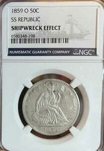 1859-O SS ���p�u���b�N NGC ��j�D���ʁI ���Ȍ^���o�e�B �n�[�t�h��