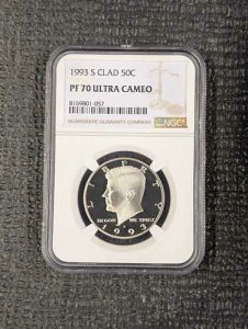 1993-S �N���b�h NGC PF 70 �E���g���J���I �P�l�f�B �n�[�t ** �g�b�v�|�b�v �����ȃv���[�t�R�C��**