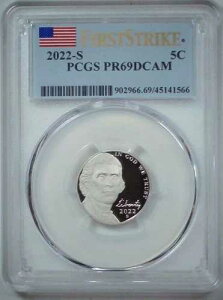 2022-S 5C �W�F�t�@�[�\���j�b�P�� �t�@�[�X�g�X�g���C�N PCGS PR69DCAM 24crc0503