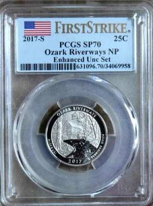 2017 S PCGS SP70 �I�U�[�N�E���o�[�E�F�C�Y NP �G���n���X�h �N�H�[�^�[ �R���N�^�[�Y�A�C�e�� �a�����M�t�g
