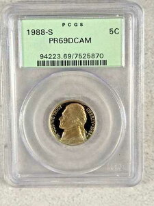 1988-S 5C �W�F�t�@�[�\�� �j�b�P�� PCGS PR69DCAM