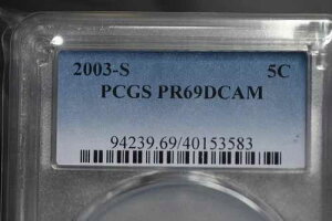 2003 S 5C NICKELPcgs Pr69 Dcam