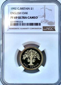 1992�N 1�|���h �C���O���b�V���I�[�N 1�|���h�v���[�t NGC PR69 �C�M���X