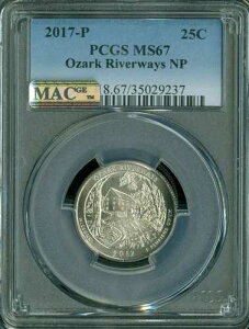 2017 P �I�U�[�N�X ���o�[�E�F�C�Y �N�H�[�^�[ PCGS MS67 2ND FINEST REGISTRY MAC SPOTLESS *