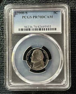 2000 S 5C (�v���[�t) �W�F�t�@�[�\���j�b�P�� PCGS PR70 DCAM ��������-