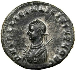 ���L�j�E�X 2 ���A���� 317 �` 324 �N�A�V�[�U�[ ���[�}�鍑 AE3 Bi Nummus Coin SHARP!�ANGC Ch XF