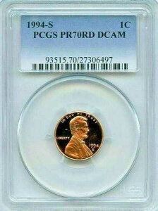 1994 S 1C �����J�[�� PCGS PR70 �f�B�[�v�J���I �v���[�t �N�₩�ȃJ���I�Ɩ��邢�~���[