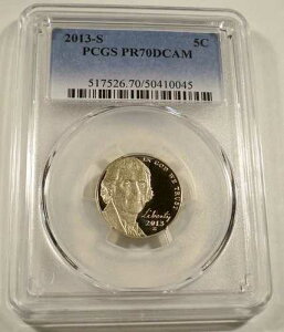 2013-S 5c PCGS PR70DCAM �v���[�t �W�F�t�@�[�\�� �j�b�P�� �f�B�[�v�J���I PR 70 DC