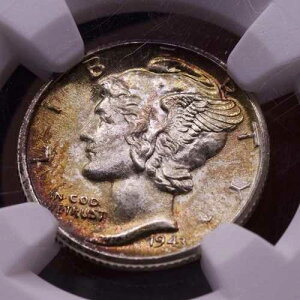 1943-D �}�[�L�����[�_�C�� NGC MS67+ FB �g�[���W�F�� �t���o���h - ���O�ꂽ����