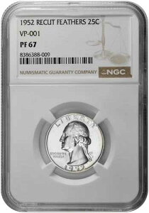 1952�N 25�Z���g��݃v���[�t ���V���g���N�H�[�^�[ NGC PF 67 ���J�b�g�t�F�U�[ VP-001