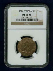 �J�i�_ �G�h���[�h7�� 1906�N ���[�W�Z���g ������ NGC MS63-RB �F��