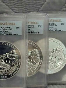 2012�N PCGS MS69 DMPL �`���R�J���`���[ NP 5�I���X �V���o�[ 25�Z���g�R�C�� �t�@�[�X�g�X�g���C�N