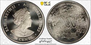2022�N 20�Z���g ABC 90���N�L�O�R�C�� PCGS �O���[�h MS69