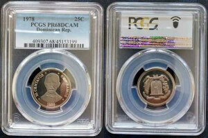 �h�~�j�J���a�� 25 �Z���^�[�{ �v���[�t�R�C�� 1978�N KM#51 PCGS PR68 �g�b�v�|�b�v ?