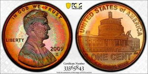 �����ȐF����2009-S�����J�[���Z���g - �v���t�F�b�V���i�� - PCGS PR67RB