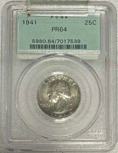1941�N �v���[�t ���V���g����� 25�Z���g PCGS PF 64 BX7-15
