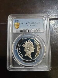 1985�N �I�[�X�g�����A 50�Z���g PCGS - PR69DCAM - 107 ���ɏ��Ȃ����s����