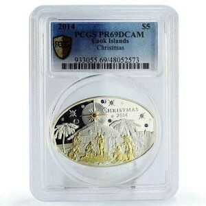 �N�b�N���� 5�h�� �N���X�}�X �L���X�g�~�a�̏�i PR69 PCGS ��� 2014�N