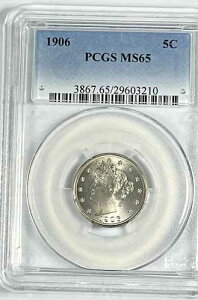1906�N ���o�e�B�j�b�P���FPCGS MS65 �u���C�W���O�z���C�g