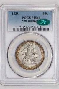 1938�N �j���[���V�F�� �V���o�[�L�O�n�[�t�h�� PCGS MS66 - PQ �i�C�X�g�[�j���O CA