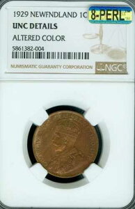 1929 �j���[�t�@���h�����h �Z���g NGC MS65 + MAC 8PERL �t�@�[�X�g�X�g���C�N �S�[�W���X �R�C�� *
