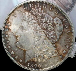 1890�N 1�h�� �����K����� - �`���C�X AU OBV/REV TONED - SMH- 427