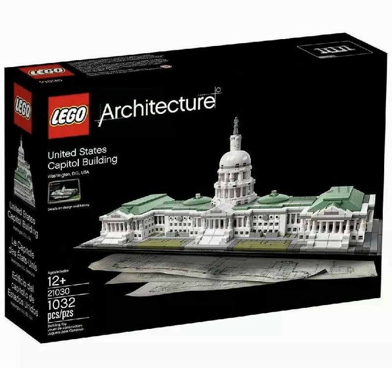 レゴブロック 大人向け レゴ アーキテクチャー 21030 アメリカ合衆国議会議事堂 [送料無料 並行輸入品] No.21030 LEGO Architecture 21030 United States Capitol Building Kit