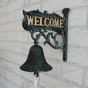 K[fjO hAxEFJnhxǊ|Be[WSwr[f[eBhAv[ghAOp[\iCYꂽxhAANZT[ Doorbell welcome hand bell wall mounted Vint