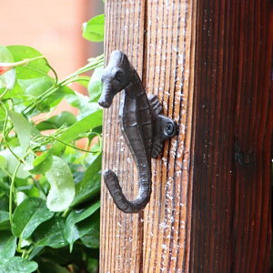 K[fjO mtbN-HippocampusVOnK[z[nK[tbNǊ|LR[gƃrO[pnbgL[tbN Clothes hooks-Hippocampus single hangers home hanging hook wall mounted de