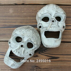 K[fjO 1s[XSXJ`Ǌ|𔲂r[I[vi[ƒpLb`o[piLb`c[F 1piece Cast Iron Skull shape Wall Mounted Bottle Opener beer opener Household kitchen bar supplies kitc