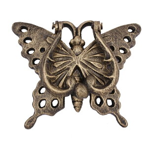K[fjO s[X蒒So^tCfUChAmbJ[Be[WfUChAmbJ[ƃhAx One piece Hand Made cast iron Decorative butterfly Design Door knocker Vintage Design 