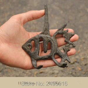 K[fjO SEH[tbNu[}[tBbVI[VV[YEH[}Eg^InK[tbNpXqAL[AR[g Cast Iron Wall Hook Lovely Marinefish Ocean series Wall 