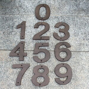 K[fjO 傫ȃTCỶƂ̕ԍSwr[f[eB[^z[Xg[gAhXԍTCÕhÃAeB[Nz[TC Big size House Letters Numbers Cast Iron Heavy Duty M