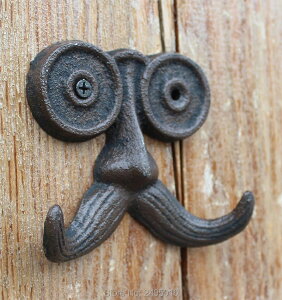 K[fjO mtbN-NtgЂ`ǃtbN-LXgACAL[tbNbNnK[VFtz[tbNR[g^Inbg[ Clothes hooks-Crafts Moustache shape wall hook-c