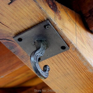 K[fjO V[OtbN-ȒStbNVFtbNnK[IQU[[z_[v[[tgprO[c[[ Ceiling Hook -Solid heavy duty cast iron hook she