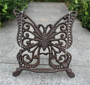 K[fjO NbNubNz_[^^CXr[eB[o^tCVFCvSVbN-Ƃ̑puE/Mtg/NGCeBuc[ Cookbook holder metalTimeless Beauty Butterfly 
