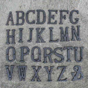 K[fjO S̎莆Ƃ̊ŔƂ̊ŔS̊ŔZ̎莆Ƃ̎莆wr[f[eB[^nEXԍ Cast Iron Letters House Signs home signs cast iron signs Address Letters House Letter Heavy Duty Metal H