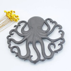 K[fjO zbgv[gX^hEh^RtBMANbJ[N[ȋ̃gxbgƃ}bgASt̎̓SLb`e[upbh Hot Plate stand Round Octopus