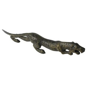 K[fjO r[𔲂SH|iqEX^h^Cvo[AR[q[VbvApƋ Beer bottle opener cast iron metal arts and crafts Leopard stand type animal furnishing articles for bar