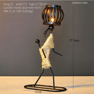 IuWF yJ27.5cmzLhz_[Be[WbRvbSCk̉Ƃ̑e[uZ^[s[X̑Mtg yJ-height 27.5cmzCandle Holder Vintage Maiden Moroc