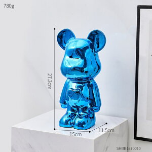IuWF yzCeAJ[WpA[gxAtBMA惂ft@bVƂ̑rO[fR[VfXNANZT[ yBluezArt Bear Sculpture Figurines for Inte