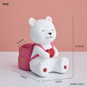 IuWF yԁzCeA扻ϕM[yz_[puxAtBMAz[fR[VJCC[fR[VK[o[Xf[Mtg yRedzLove Bear Figurines for Interior Ca