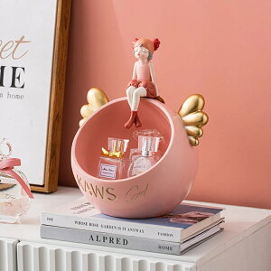 IuWF ̎qfsN[{bNXz[fR[VItBXfXNANZT[rO[CeAI[KiCU[[Mtg Girl Model Statue Pink Storage Box Home Decorat