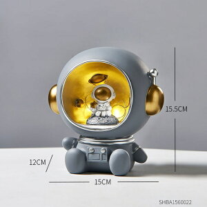 IuWF yB-S[fzFsm̒u킢sM[oNWX^`[fƂ̑q̑iCgCgNX}XfR[VMtg yB-GoldenzAstronaut Figurines Cu