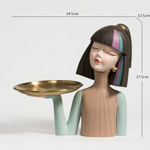 IuWF y̏̎qzN[K[[gC_A[gk̉Ƃ̑rO[̑ANZT[fR[VfXNMtg̑ yBrown hair girlzCool Girl Sculpture Storag