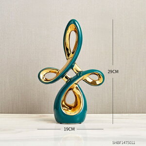 IuWF yGreen-AzAuXgNgZ~bNƂ̑kp̒uCeArO[̑ANZT[Mtg yGreen-AzAbstract Ceramic Sculpture Home Decoration Nordic Art Figurines