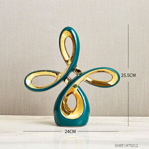 IuWF yGreen-BzAuXgNgZ~bNƂ̑kp̒uCeArO[̑ANZT[Mtg yGreen-BzAbstract Ceramic Sculpture Home Decoration Nordic Art Figurines