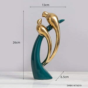 IuWF yBirds-AzAuXgNgZ~bNƂ̑kp̒uCeArO[̑ANZT[Mtg yBirds-AzAbstract Ceramic Sculpture Home Decoration Nordic Art Figurines