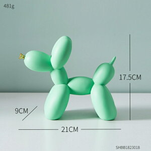 IuWF y΁zo[hbOX^`[ߋ_ȉƂ̑rO[̑CeAf̓̒ufXNANZT[Mtg yGreenzBalloon Dog Statue Resin Toy Modern Home D